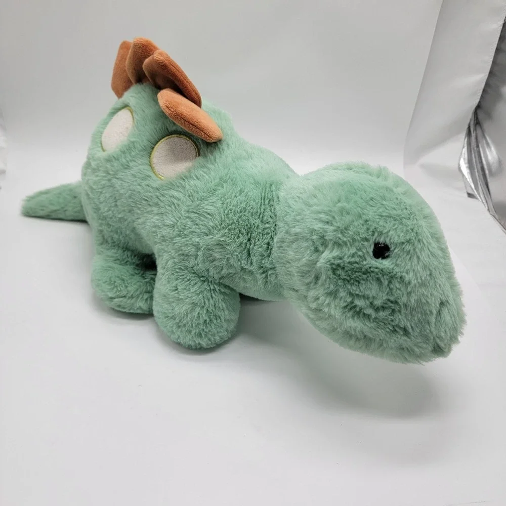 Huggable Cuddle & Calm Buddy Dinosaur Weighted Snug Buds 2.2 Lbs Pink Sky